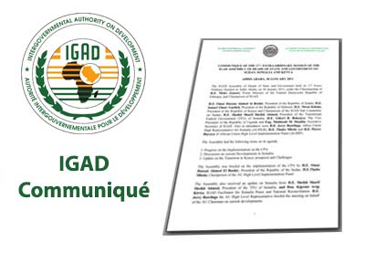 COMMUNIQUE OF THE 17TH   EXTRA-ORDINARY SESSION OF THE IGAD ASSEMBLY OF HEADS OF STATE AND GOVERNMENT ON SUDAN, SOMALIA AND KENYA