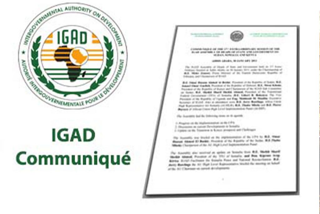 IGAD Summit Declaration On Current High Food Price Crisis