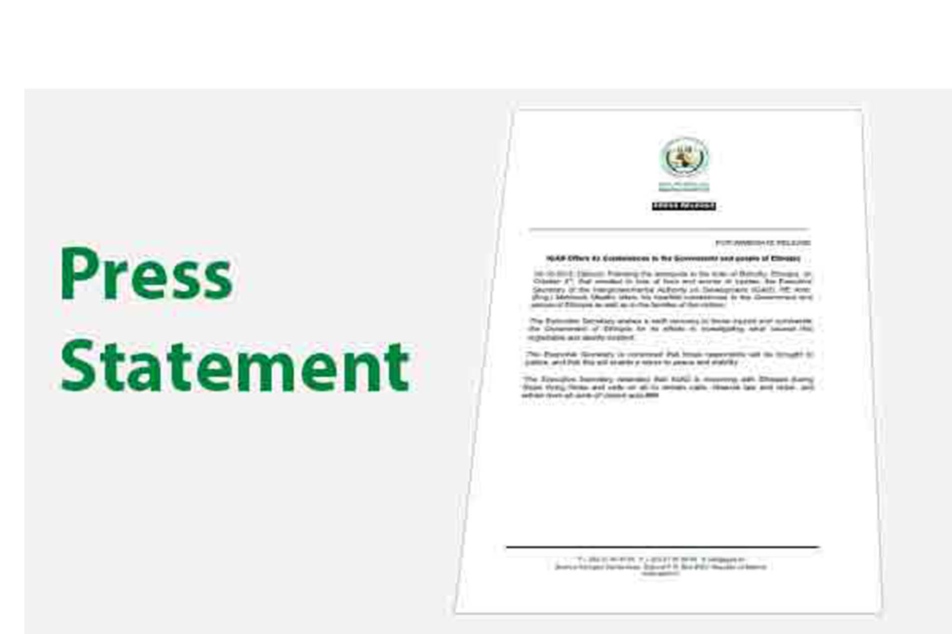 Statement of IGAD on the Situation in Ukraine