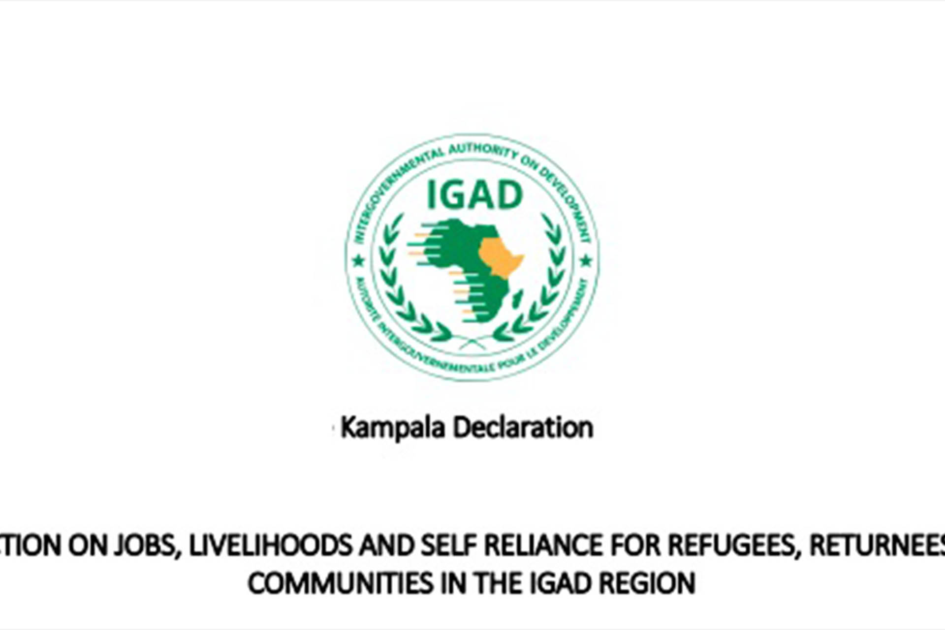 Towards Refugees’ Self-Reliance and Inclusion: IGAD Holds its 1st Regional Expert Meeting on the Kampala Declaration