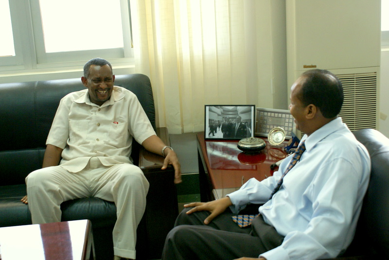 Eng. Mahboub and Mr. Mahmoud Ali Youssouf