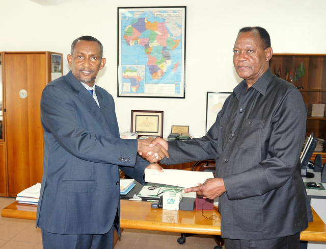 Eng. Mahboub and H.E. Ambassador Simenda