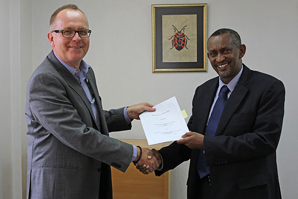 Eng. Mahboub Maalim and Prof. Christian Borgemeister