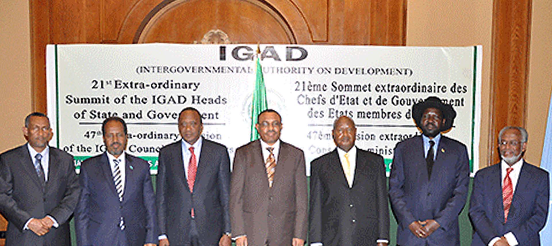 COMMUNIQUE OF THE 21ST EXTRAORDINARY SUMMIT OF HEADS OF STATE AND GOVERNMENT OF IGAD