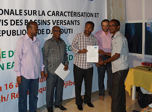 Djibouti national training workshop on the characteristics and monitoring of watersheds closed today