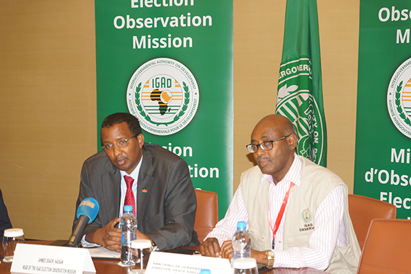 IGAD Observation Mission to Djibouti Presidential Elections 2016 Concluded