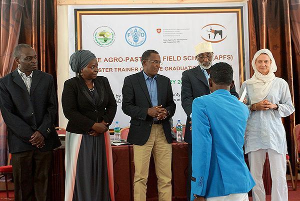 Agro-Pastoral Field School Master Trainers Graduate at IGAD Sheikh Technical Veterinary School