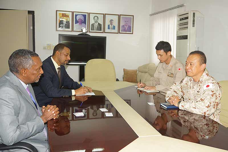IGAD ES Receives Commander of Japanese Base in Djibouti