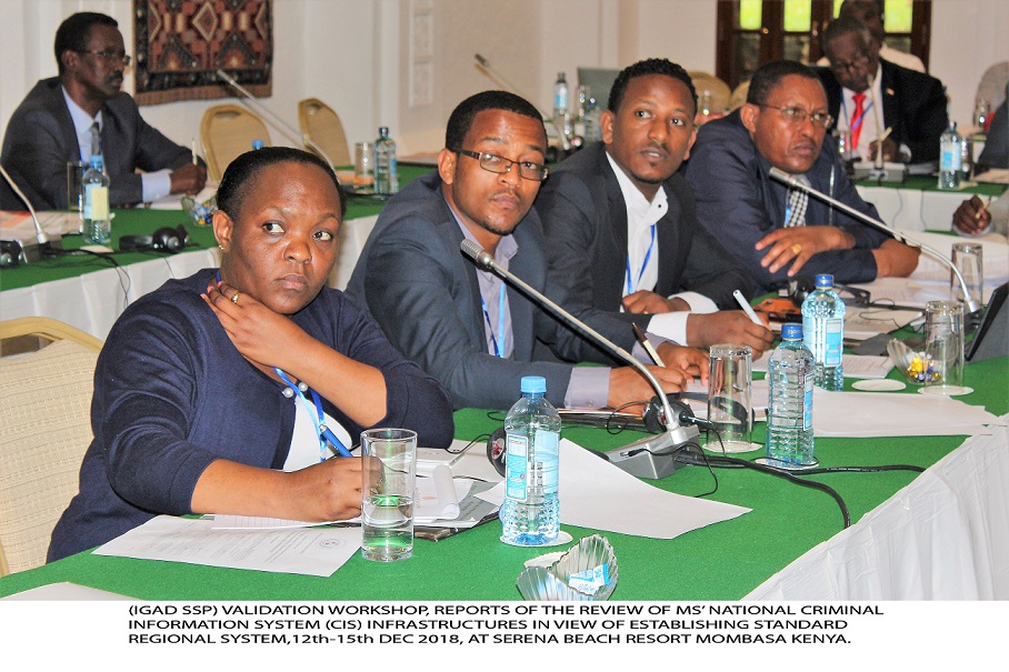 IGAD Member States Call for the Establishment of a Regional Criminal Information System