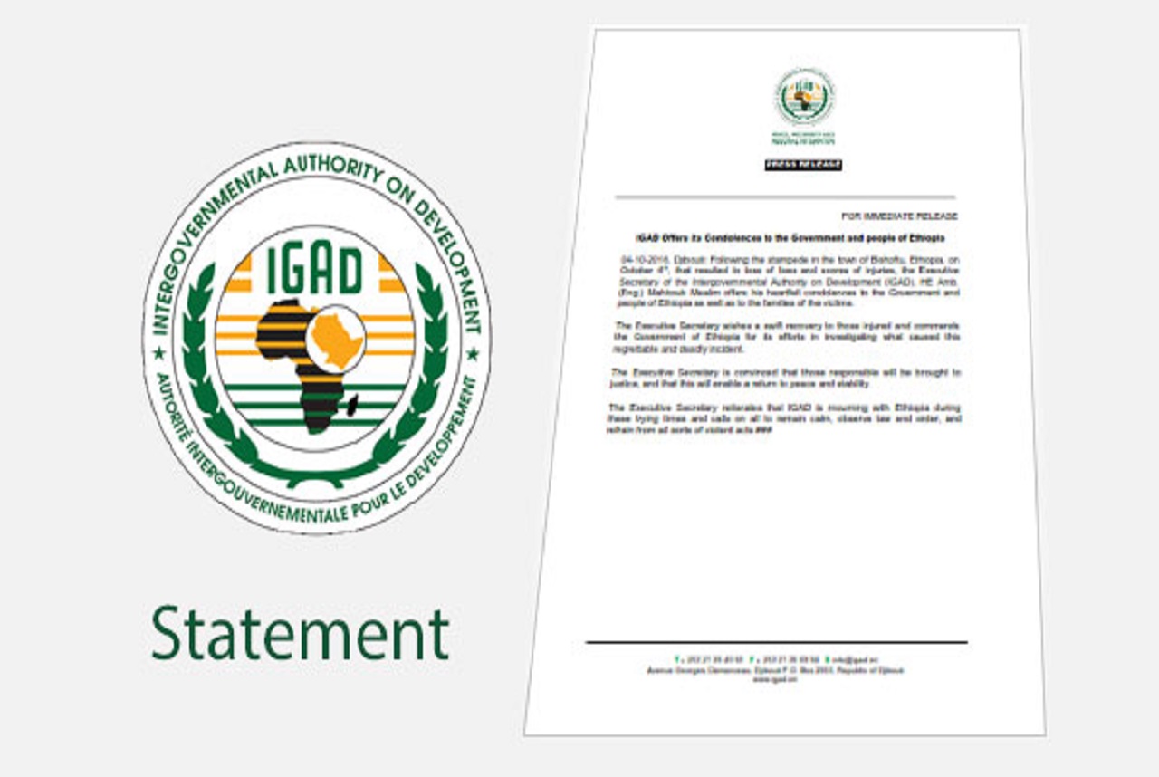 IGAD Condemns the Recent Wave of Terrorist Attacks in Somalia