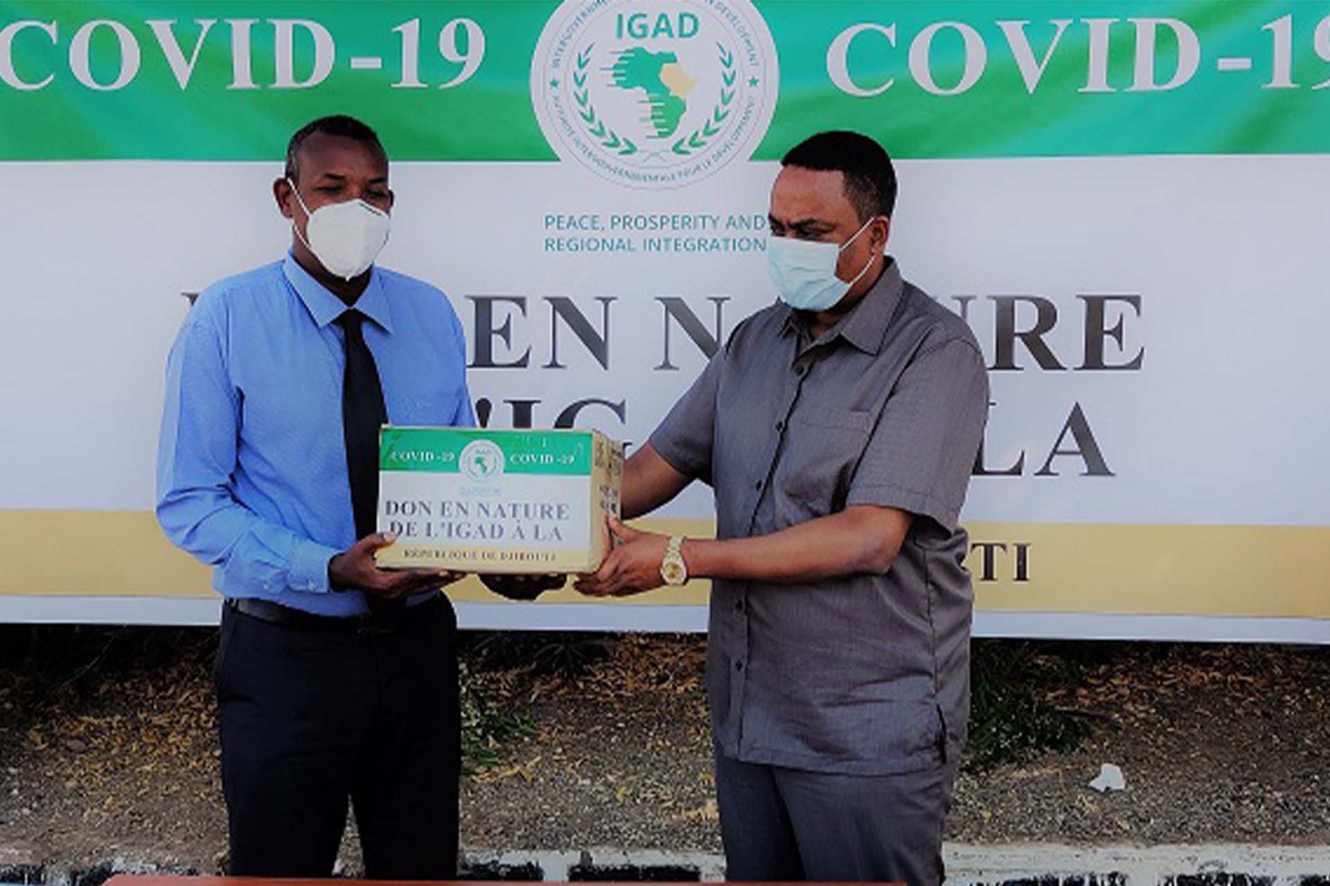 IGAD Executive Secretary Hands over PPE Kits to Refugee and Cross Border Populations