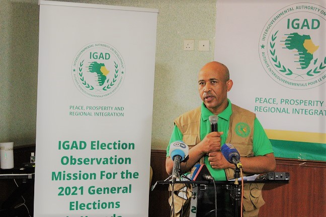 IGAD Election Observation Mission for the 2021 General Elections  in Uganda