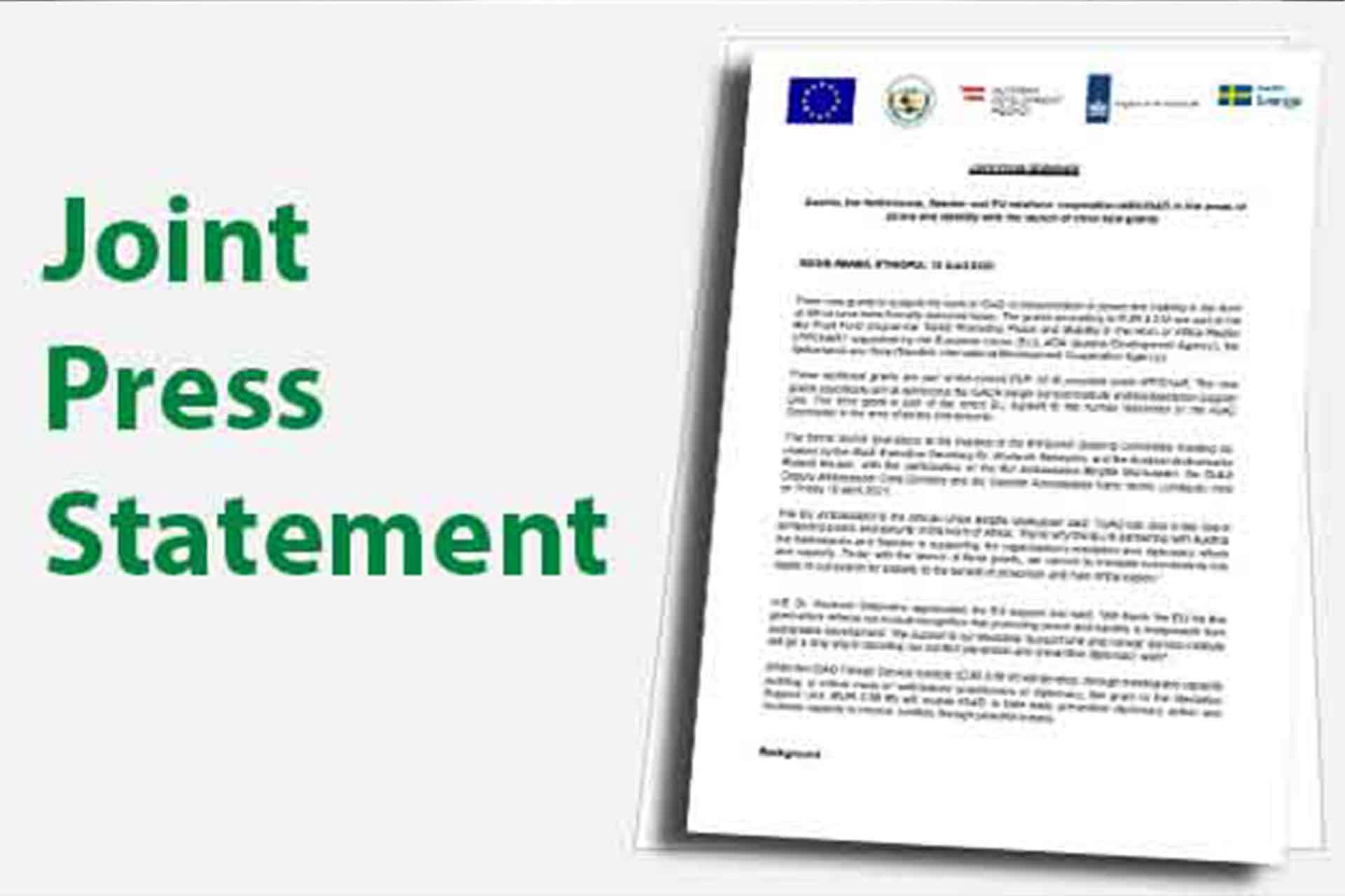 Austria, The Netherlands, Sweden And EU Reinforce Cooperation With IGAD In The Areas Of Peace And Stability With The Launch Of Three New Grants