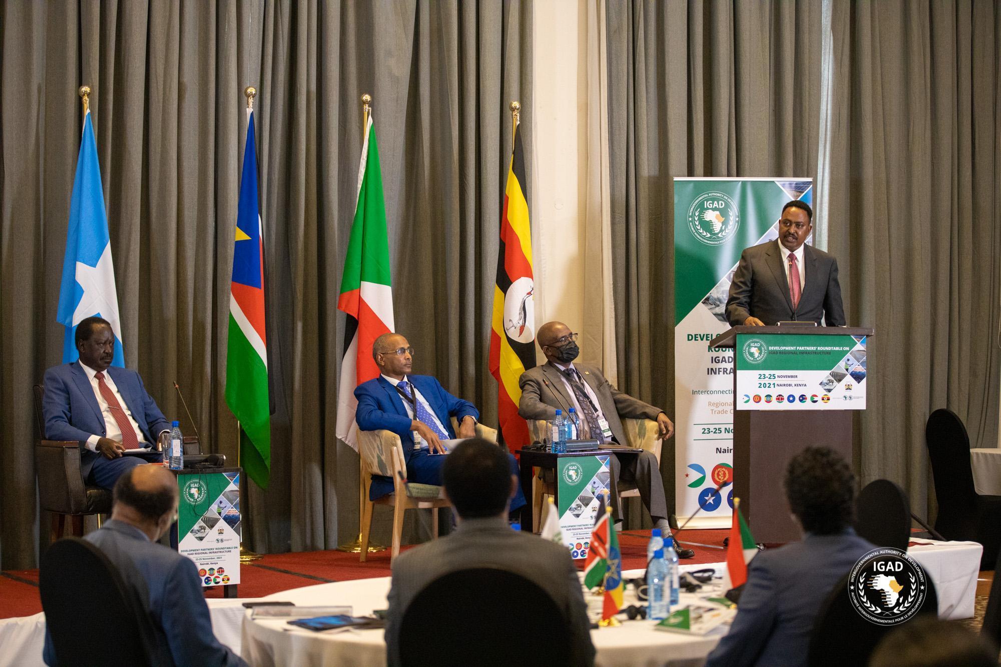 Welcome remarks by Dr. Workneh Gebeyehu, IGAD Executive Secretary at the Development Partners Roundtable Meeting on the IGAD Regional Infrastructure Masterplan Tuesday 23rd November 2021