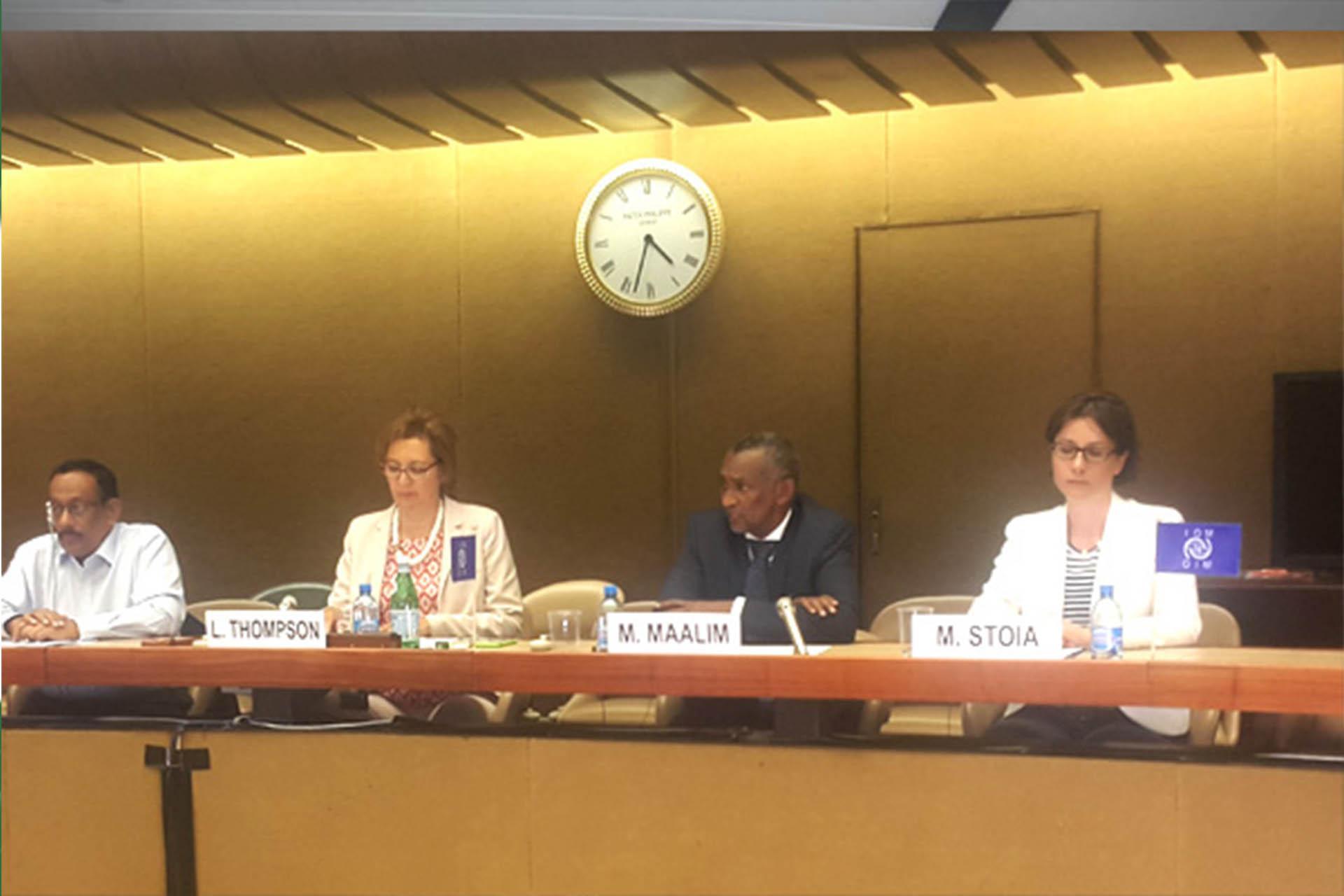 IGAD Executive Secretary Engages in a Panel on Migration in Geneva