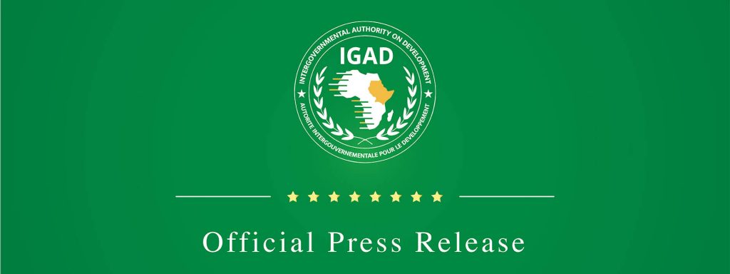 IGAD Official Press Release