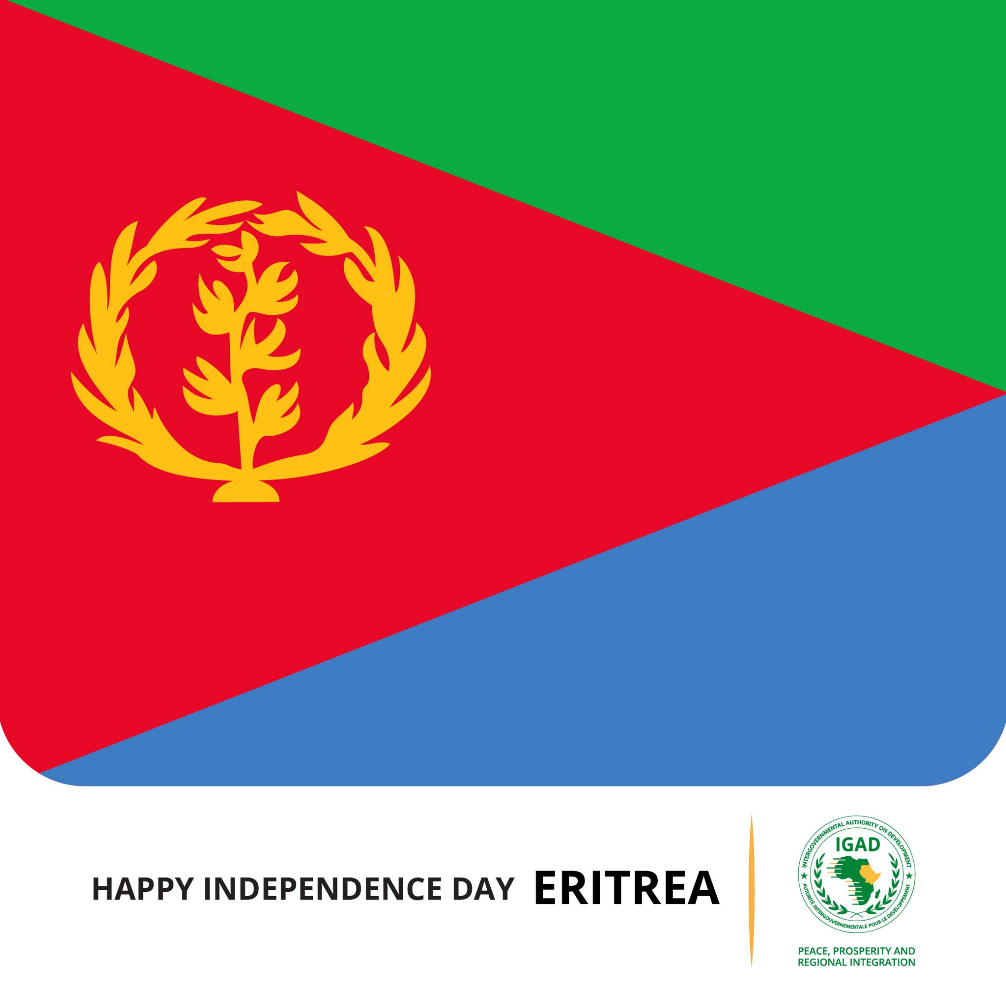 Happy Independence Day Eritrea IGAD