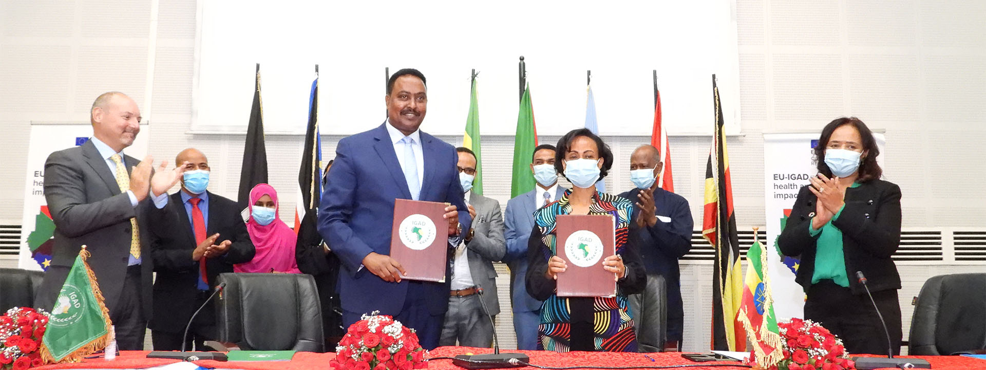 Keynote Remarks by Dr. Workneh Gebeyehu, IGAD Executive Secretary Handover of Covid-19 Equipment MoU on Vaccination of Truck Drivers Efda Contract & Cheque Ministry of Health, Federal Democratic Republic of Ethiopia Saturday, 1st May 2022