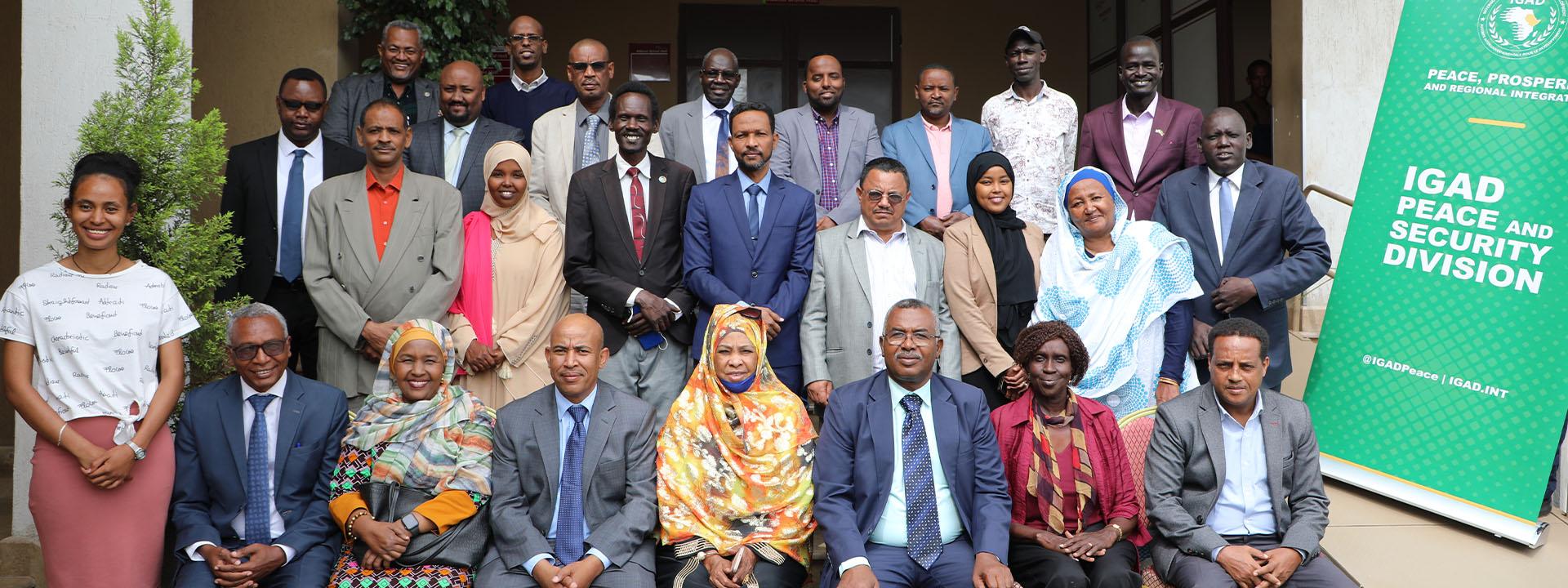 IGAD- Peace and Security Division Builds Capacities on Post Conflict Reconstruction and Development (PCRD) for Member States.
