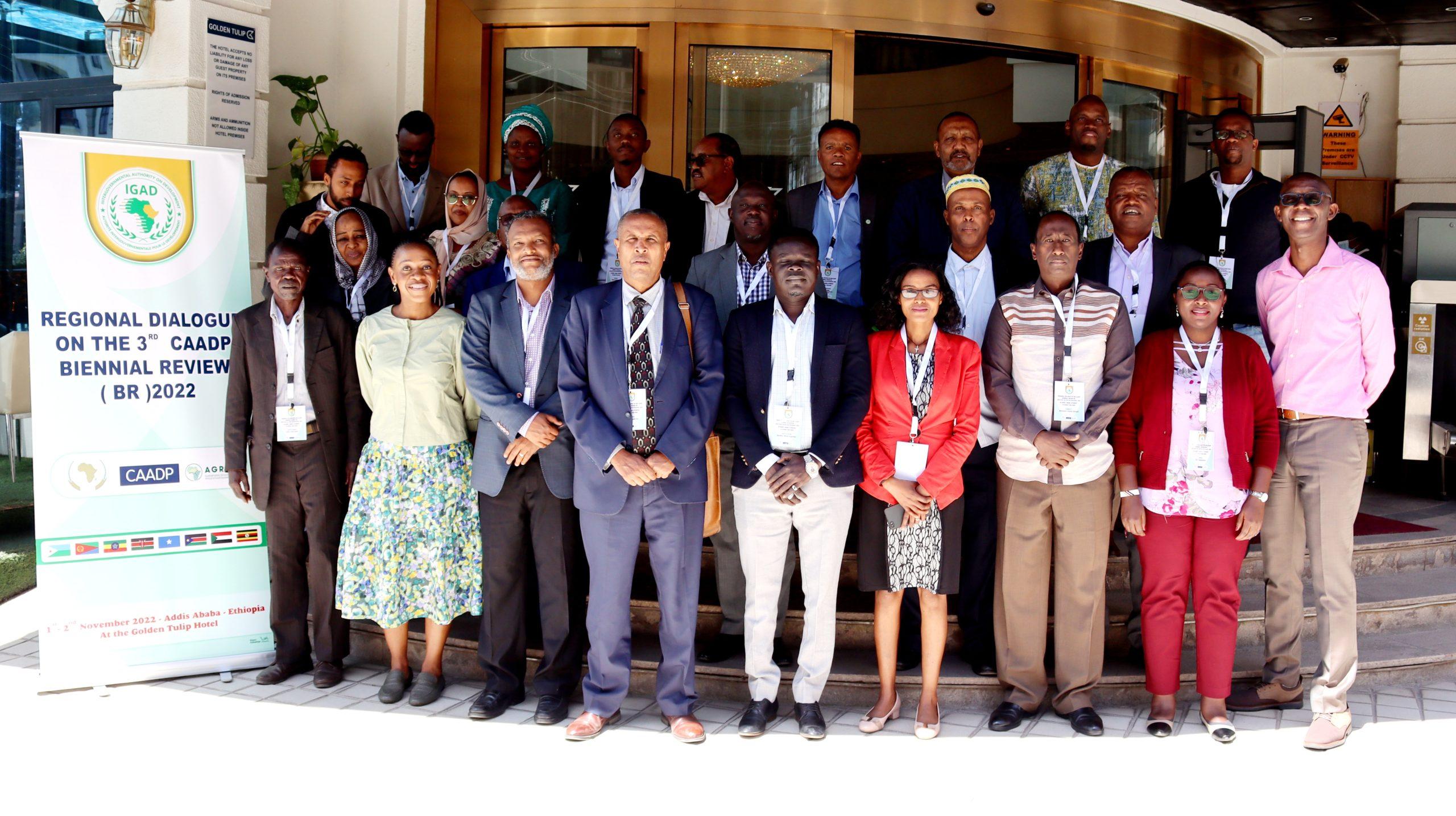 IGAD Concludes its Regional Dialogue on the Third CAADP Biennial Review Meeting