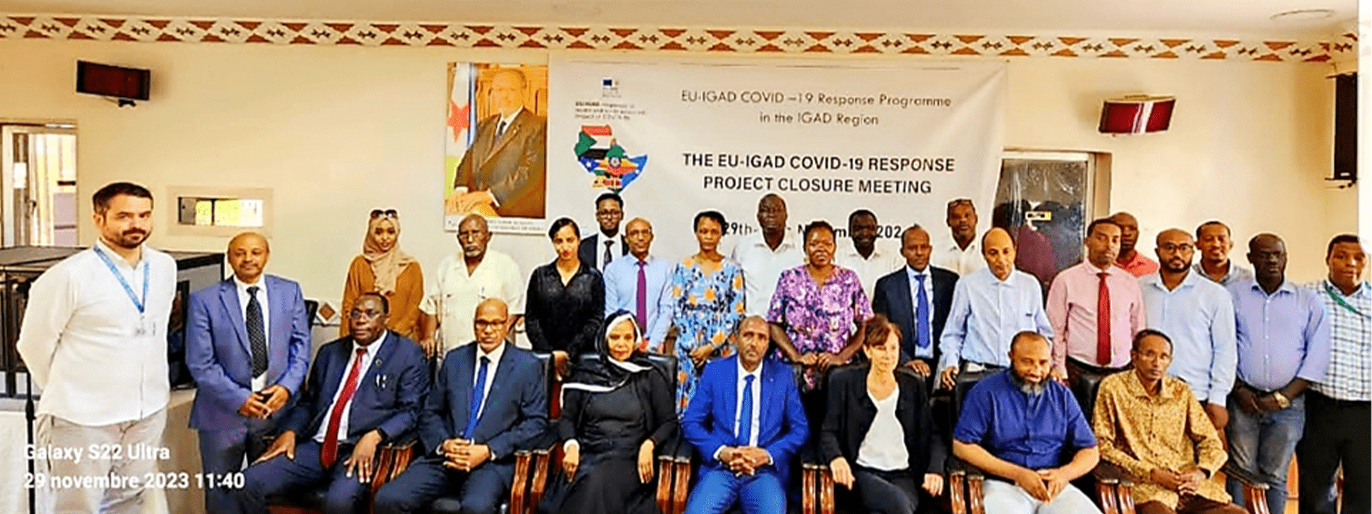 The COVID-19 Response program project of the EU-IGAD has officially closed