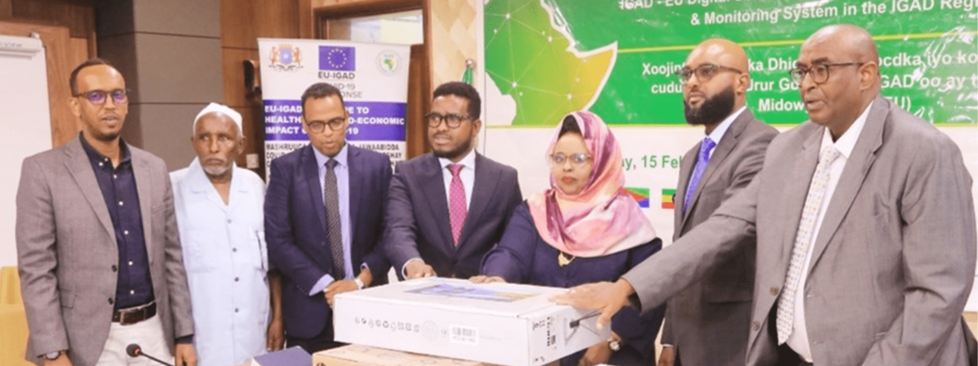 IGAD has handed over IT Hardware to the Somalia’s MOH