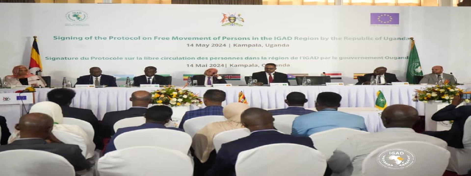 Uganda Signs the IGAD Free Movement Of Persons Protocol