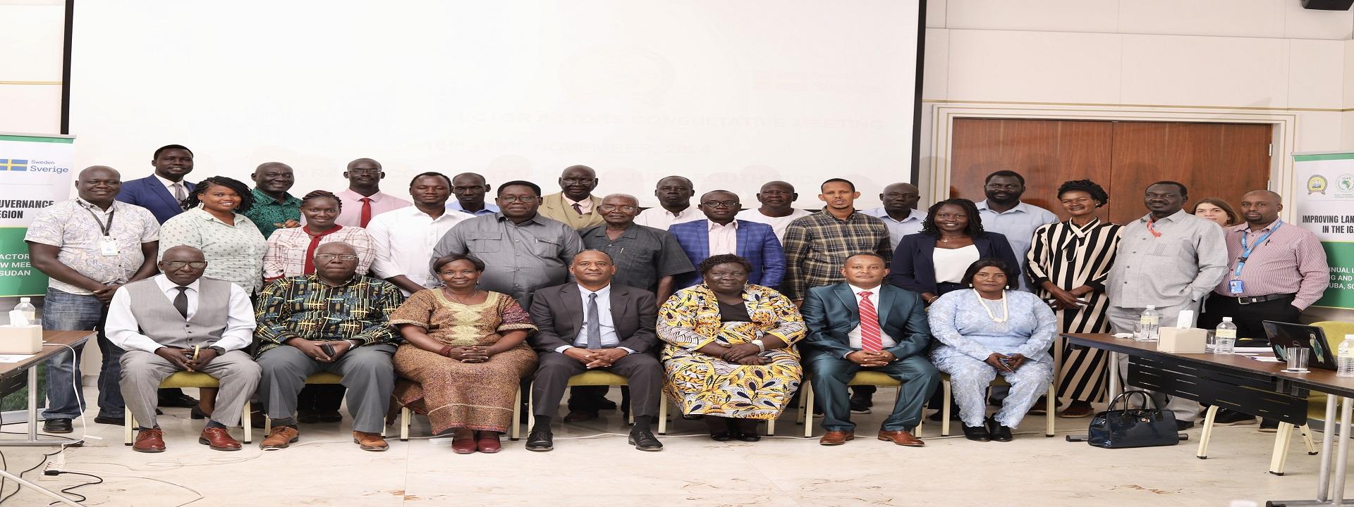 IGAD Conducted Bi-annual land Actors Planning Meeting in South Sudan