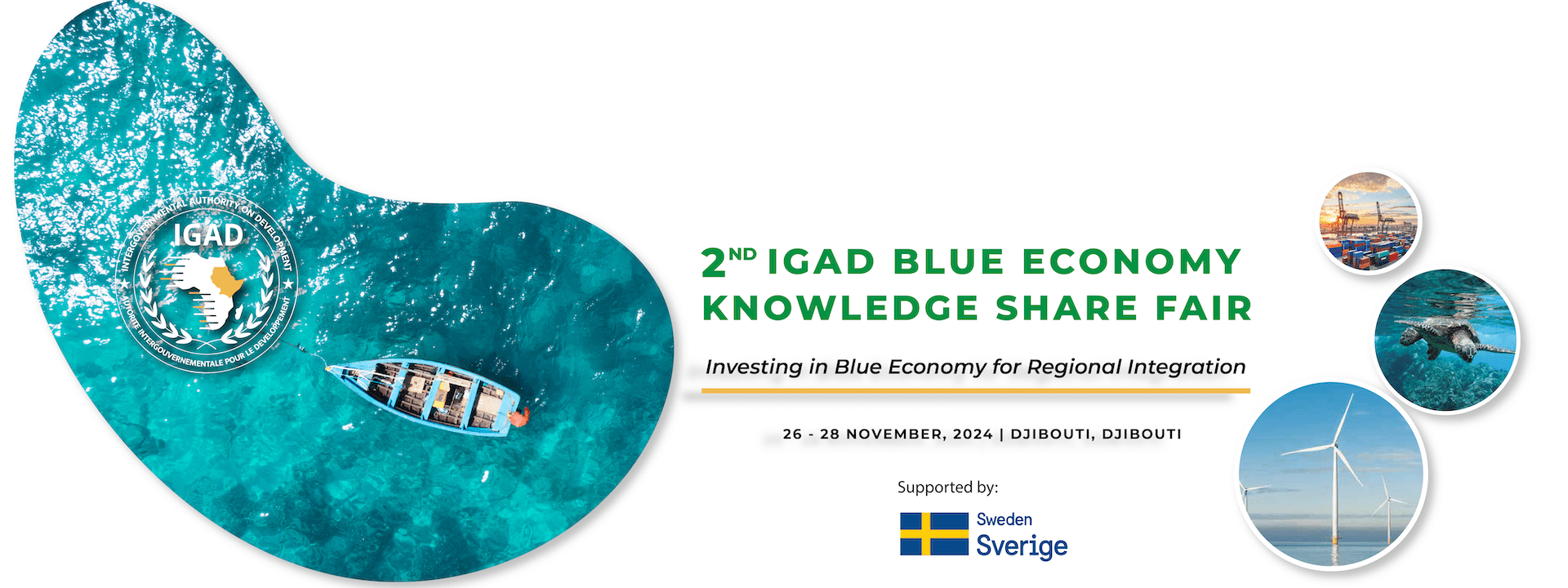 IGAD Set to Hold the 2nd Knowledge Share Fair on the Blue Economy in the Coastal City of Djibouti from 26 to 28 November 2024