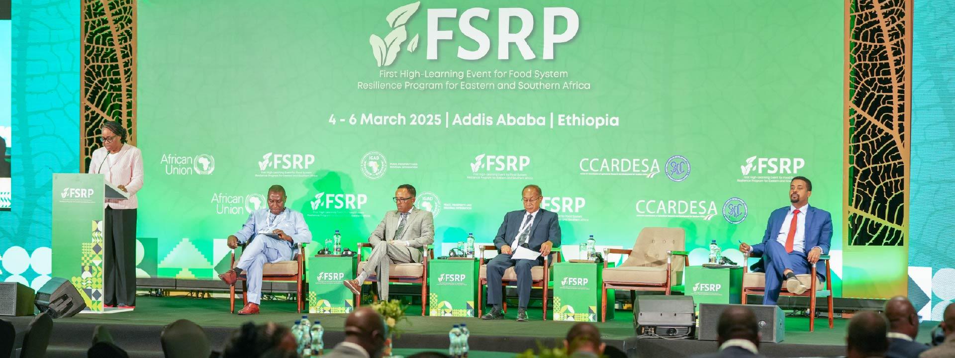 First High-Level Learning Event on Food Systems Resilience Program for Eastern and Southern Africa