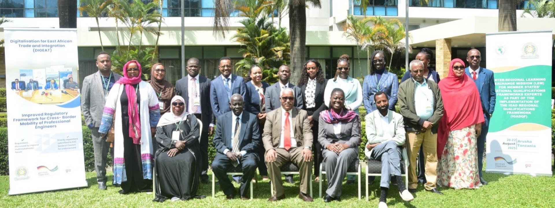 IGAD, EAC, GIZ Conduct the Three-days Joint Learning Exchange Mission