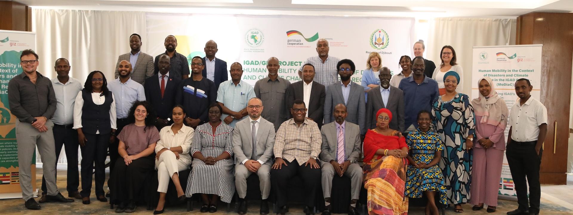 IGAD, with support from the Government of Germany, Launch Regional Project to Address Human Mobility in the Context of Disasters and Climate Change